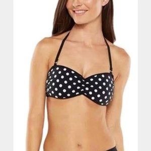 Kohls apt.9 reversible bikini top+free gift